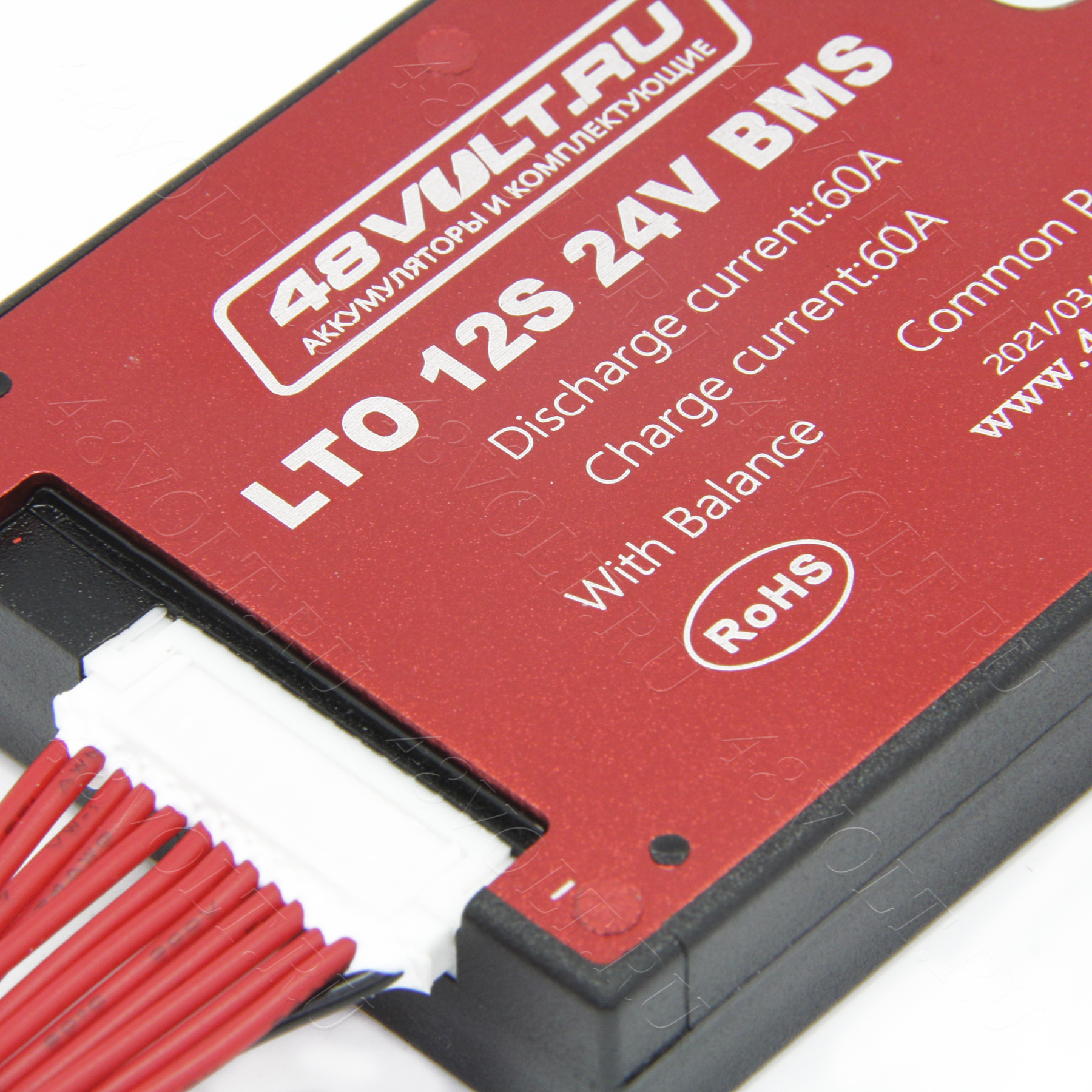 BMS LTO 12S 24V 60A симметрия